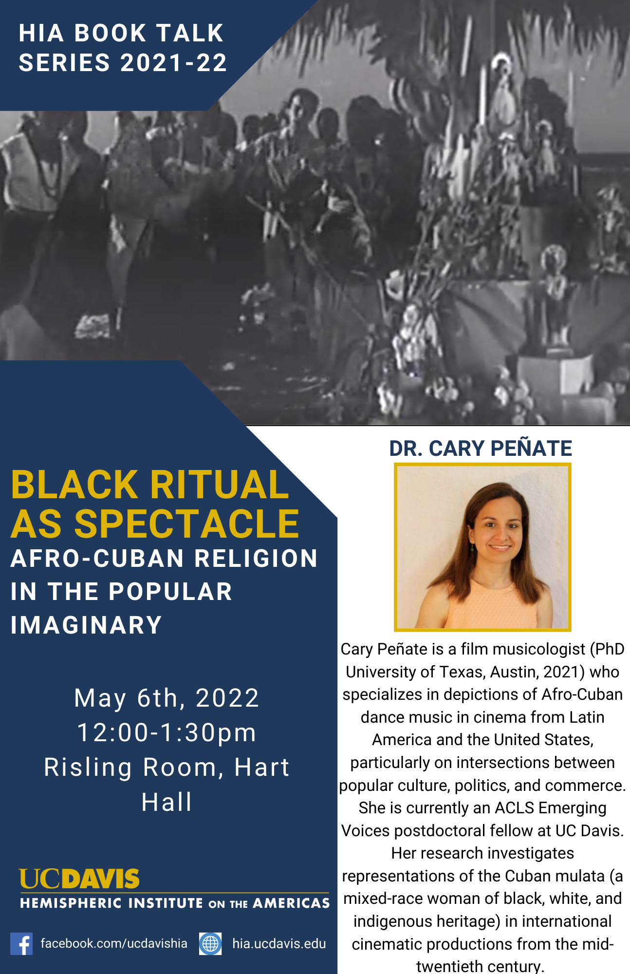 Flyer for Cary Penate