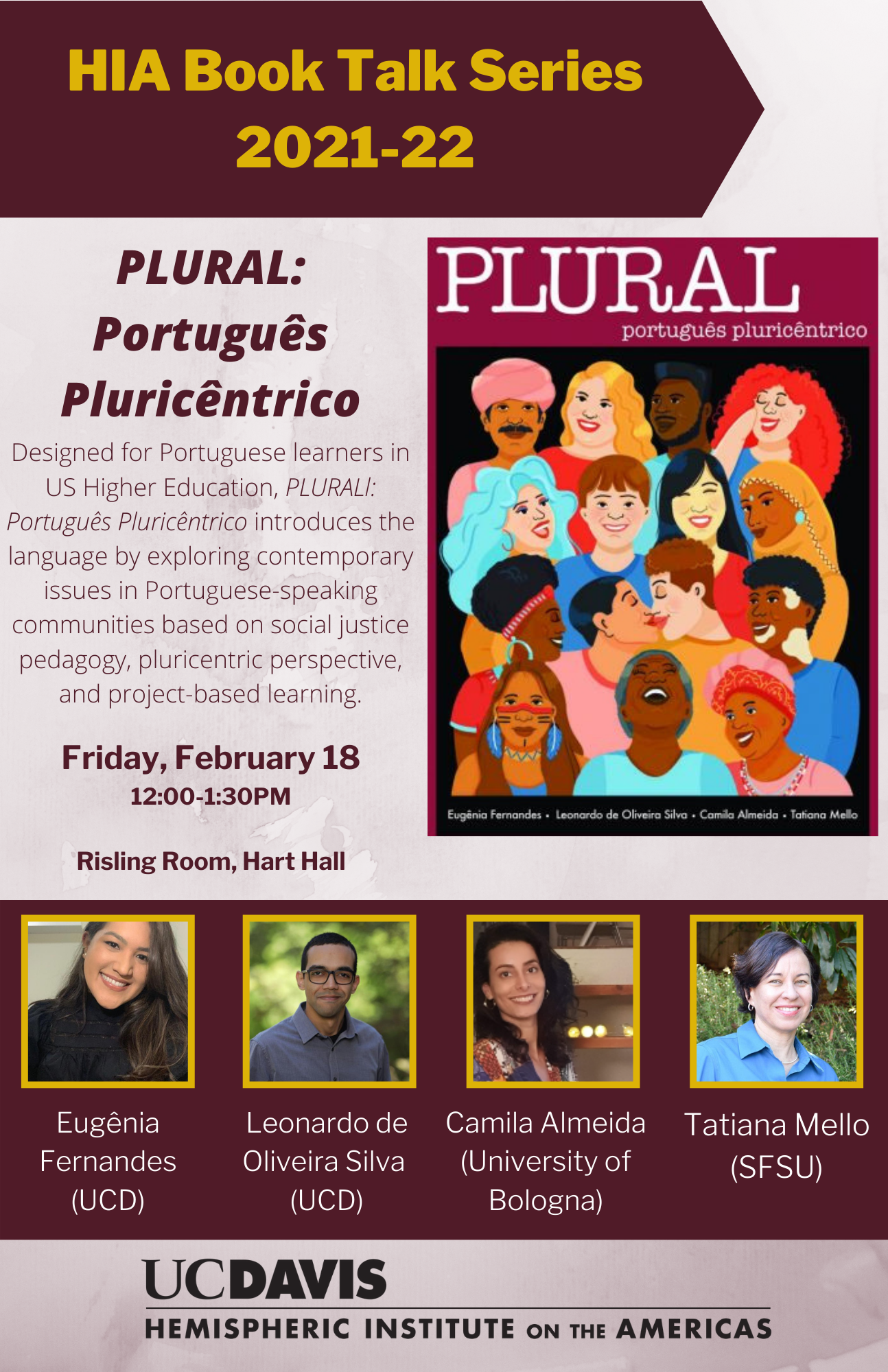 Flyer for Plural: Português Pluricêntrico