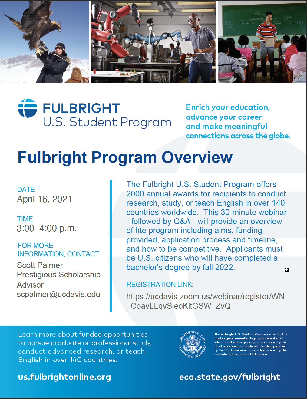 Webinar Fulbright U S Student Program Overview U S Citizens Hemispheric Institute On The Americas