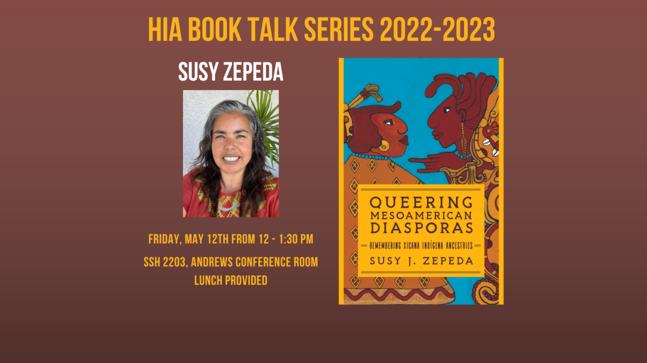 Flyer for HIA Book Talk